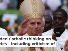 Pope Leo XIV arrives to celebrate Mass at the Malabo stadium in Malabo, Equatorial Guinea, on April 23, 2026, on the last day of his 11-day pastoral visit to Africa. AP Photo/Misper Apawu